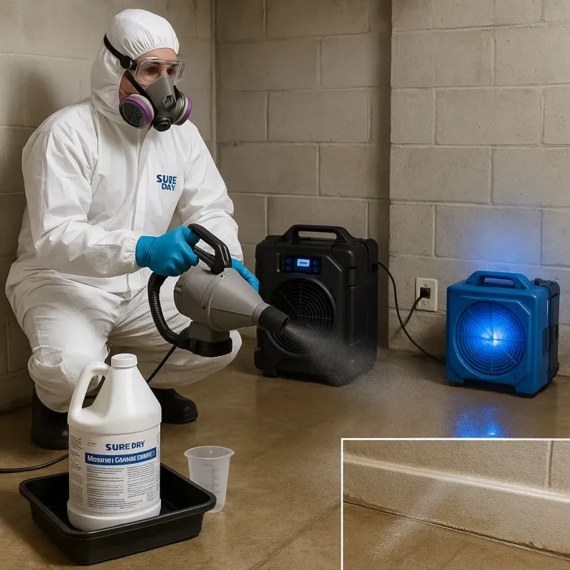 Sanitization and Odor Removal process in Caldwell, TX