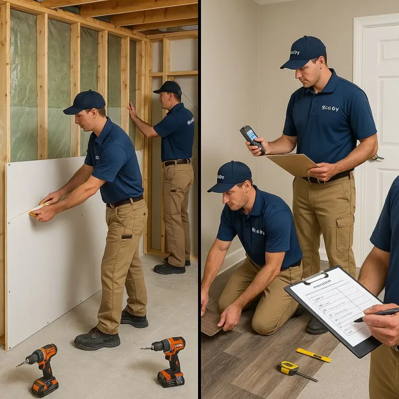 Repairs and Reconstruction process in Caldwell, TX