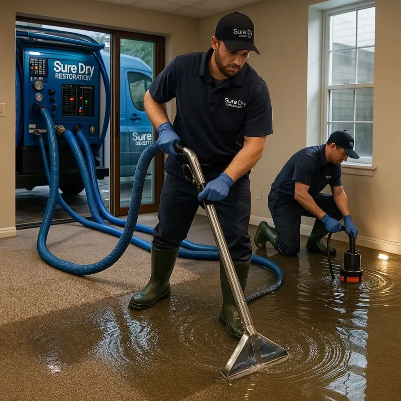 Water Extraction and Removal process in Caldwell, TX